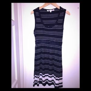 Max Studio Striped Midi Gladiator dress